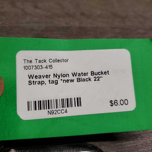 Nylon Water Bucket Strap, tag *new