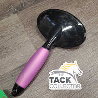 v.fine Wire Bristle Brush, soft gel handle *vgc, clean, scratches, mnr hair, bent bristles