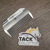 Wide Aluminum Mane Comb *vgc, clean, scratches, mnr residue