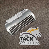 Wide Aluminum Mane Comb *vgc, clean, scratches, mnr residue
