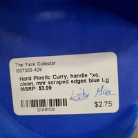 Hard Plastic Curry, handle *xc, clean, mnr scraped edges