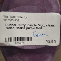 Rubber Curry, handle *vgc, clean, faded, stains
