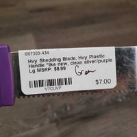 Hvy Shedding Blade, Hvy Plastic Handle *like new, clean
