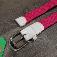 Narrow 1" wide Nylon Braided Belt, Buckle *like new
