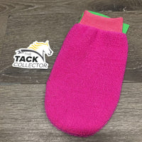 Woven Plastic Loofah Style Bathing Mitt *like new, clean, mnr hair
