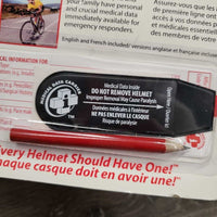 Helmet Medical Data Carrier - Information Storage, package *new