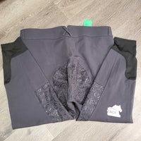 Hvy High Waist Full Seat Sticky Breeches *vgc, mnr hair, seam puckers, mnr stretched seat