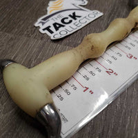 Mullen Mouth Eggbutt Bit *gc/fair, chews, stains, sharp edges, clean
