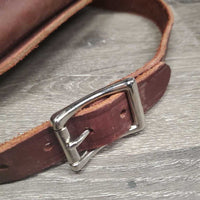 Leather Horseshoe? Thigh Saddle Bag *xc, scuffs, scratches, mnr dirt
