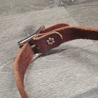 Leather Horseshoe? Thigh Saddle Bag *xc, scuffs, scratches, mnr dirt
