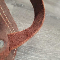 Leather Horseshoe? Thigh Saddle Bag *xc, scuffs, scratches, mnr dirt