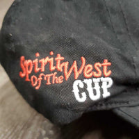 Ball Cap, "Royal West, Oct 2014" *gc, faded, lint, v.dusty, dirty inside brim
