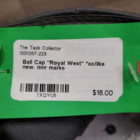Ball Cap "Royal West" *xc/like new, mnr marks
