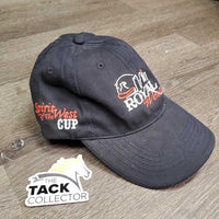 Cotton Baseball Cap, "Royal West, Oct 2014" *gc, faded, lint, dirt