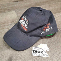 Cotton Baseball Cap, "Royal West, Oct 2014" *gc, faded, lint, dirt
