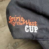 Cotton Baseball Cap, "Royal West, Oct 2014" *gc, faded, lint, dirt
