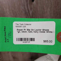 Pr Slip On Loafer Shoes *gc, clean, rubs, hairy inside