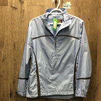 Light Jacket, Mesh Lining, 1/2 Zipper, Pull On *vgc, mnr wpf
