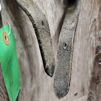 Double Rsd Padded Monocrown Dressage Bridle, Crank, Flash, Web Reins *vgc, dirty, missing keeper, creases
