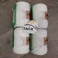 4 Fleece Polos, bag *gc/fair, clean, v.clumpy, dingy, older