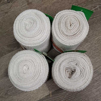 4 Fleece Polos, bag *gc/fair, clean, v.clumpy, dingy, older