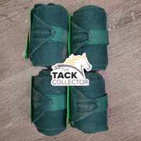 4 Stretchy Cotton Leg Wraps *gc, mnr faded, rubs, & hair, older