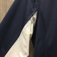 LS Sun Shirt, 1/4 Zip Up, Mesh Sleeves "Gem Equestrian" *gc, dingy, mnr stains
