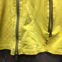 Sweatshirt Jacket, Zipper *gc, puckers, undone/pulled seams, seam rubs & pills
