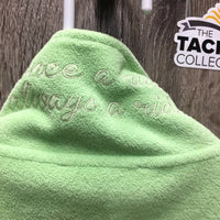 Terry Jacket, zip *gc, stains, rubs, hair
