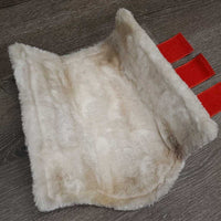 Pr Closed Boots, velcro, fleece lined *vgc, mnr stains, dirt & hair, stiff
