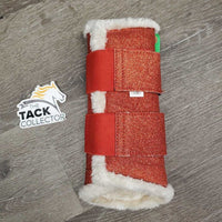 1 ONLY LEFTClosed Front Boot velcro, fleece lined *gc, mnr scrapes, rubs, thin edges, stains, dirt & clumps
