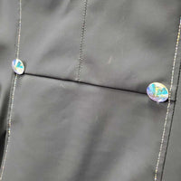 Technical Show Jacket, Bling Buttons, Glitter Threads, Bling *vgc, mnr dirt?stains, Missing Button
