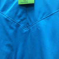 LS Show Shirt, Zipper, Bling *gc, snags, sleeve rubs, stains & pills
