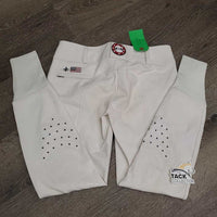 EuroSeat Breeches *gc/fair, dingy, stains, frayed pocket edges, pills, rubs
