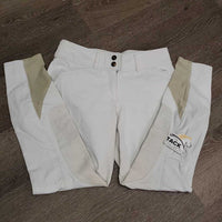 Euro Seat Breeches *gc/fair, seam puckers, discolored/stained seat & legs, rubs, pills, dingy
