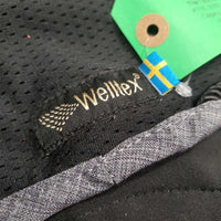 Light Perforated Ear Bonnet Fly Beil, 1x piping *gc/vgc, clean, sparkles, mnr hair, shrunk, curled
