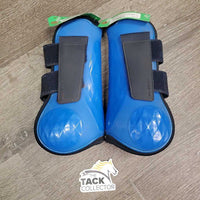 Open Front & Hind Boots, velcro *vgc, mnr hair & dirt
