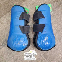 Open Front & Hind Boots, velcro *vgc, mnr hair & dirt
