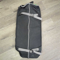 Padded Tall Boot Bag, Shoulder Strap *gc, sparkles, BROKEN Buckle, clean, edge rubs & frays
