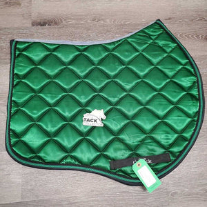 Quilt Jumper Saddle Pad, 2x piping *vgc, hair, mnr dirt, puckers, rubs