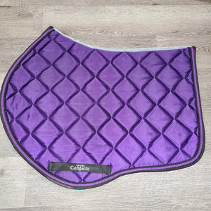 Satin Quilt Jumper Saddle Pad *vgc, dirt, hair, mnr rubs, puckers