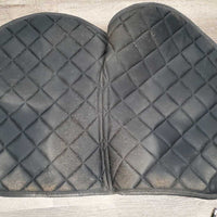Satin Quilt Jumper Saddle Pad *vgc, dirt, hair, mnr rubs, puckers
