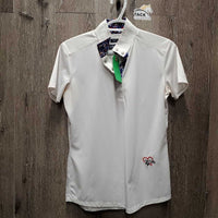 SS Show Shirt, 1/2 Snap Up, snap collar *gc, pit stains
