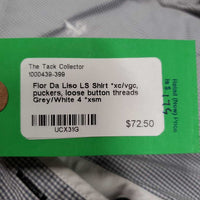 LS Shirt *xc/vgc, puckers, loose button threads