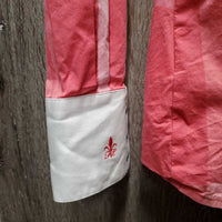 LS Show Shirt *vgc/xc, crinkles, seam puckers, mnr button hole threads