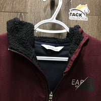 Hvy Fleece Pullover Jacket, Hood *vgc, mnr faded, hairy & clumpy
