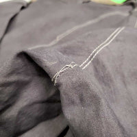 Euroseat Breeches *gc/fair, faded, undone stitching, seam puckers, older, unstitched zipper seam
