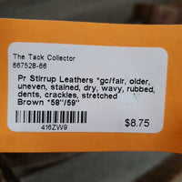 Pr Perforated v.soft Leather Half Chaps, Back Zips *vgc, clean, mnr rubs
