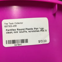 Round Plastic Pan *vgc, clean, mnr scuffs, scratches
