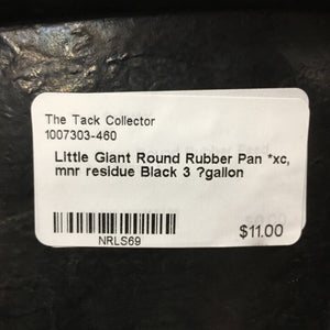 Round Rubber Pan *xc, mnr residue